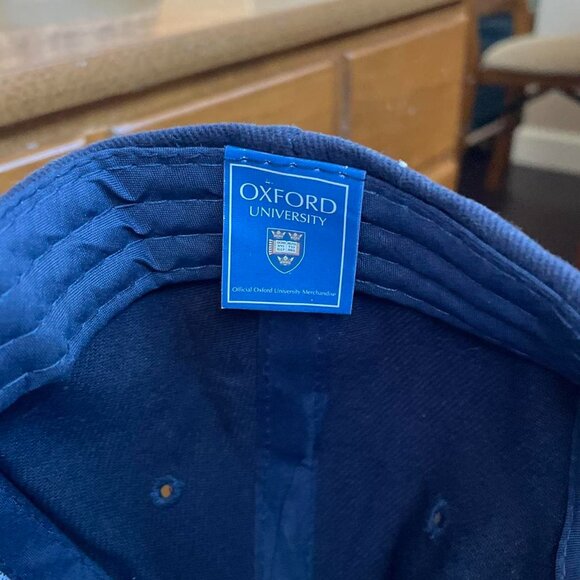 Authentic Oxford University baseball hat in navy - Picture 4 of 4